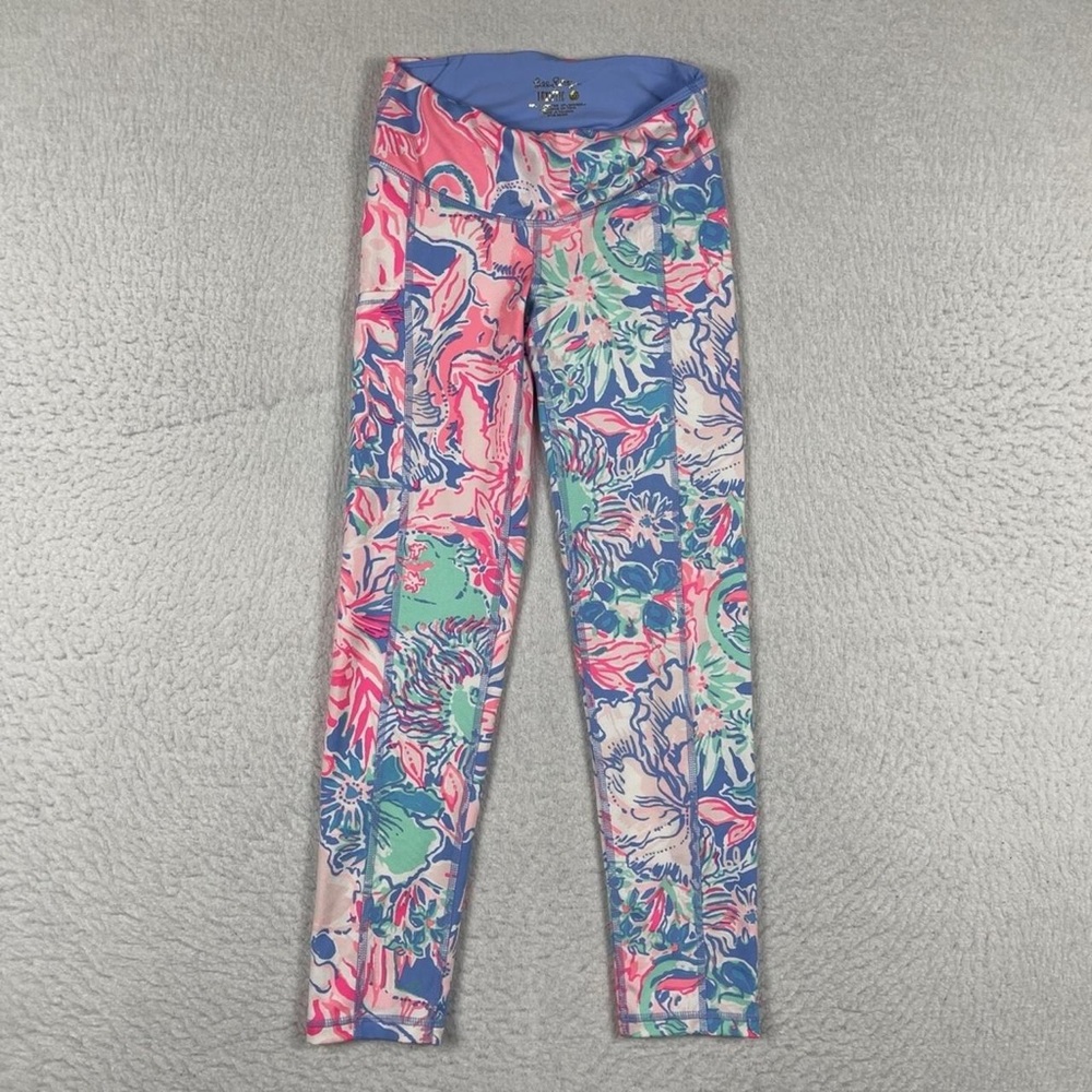 Lilly Pulitzer Vibrant Patterned Kids Leggings